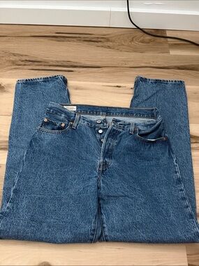 Levi's Blue Straight-Leg Jeans
